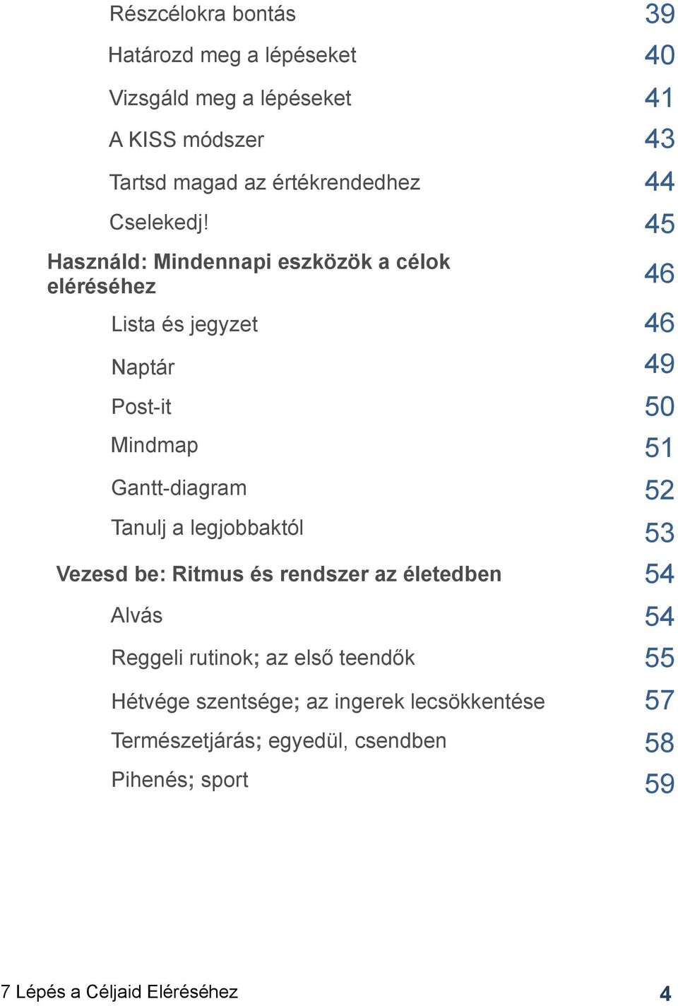 Használd: Mindennapi eszközök a célok eléréséhez Lista és jegyzet Naptár Post-it Mindmap Gantt-diagram Tanulj a