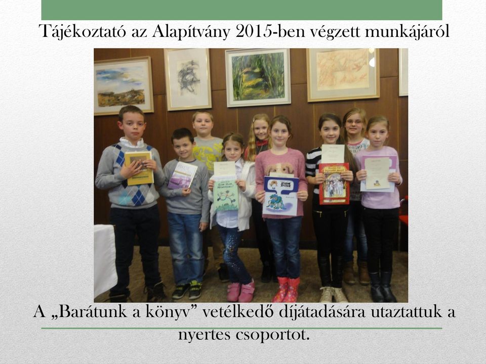 Barátunk a könyv vetélkedő