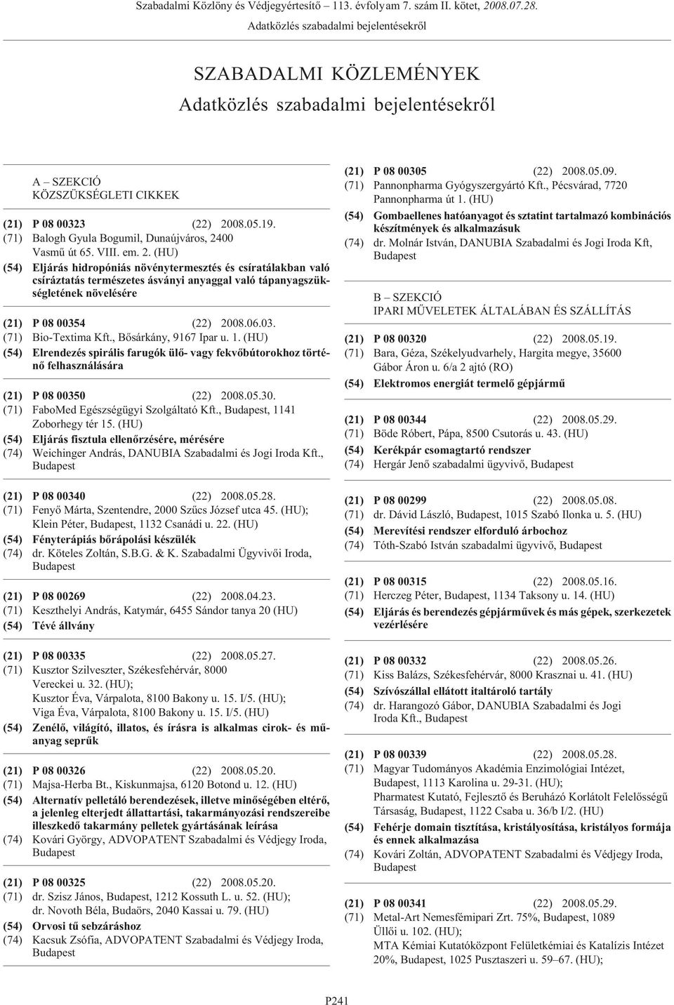 (71) Balogh Gyula Bogumil, Dunaújváros, 24