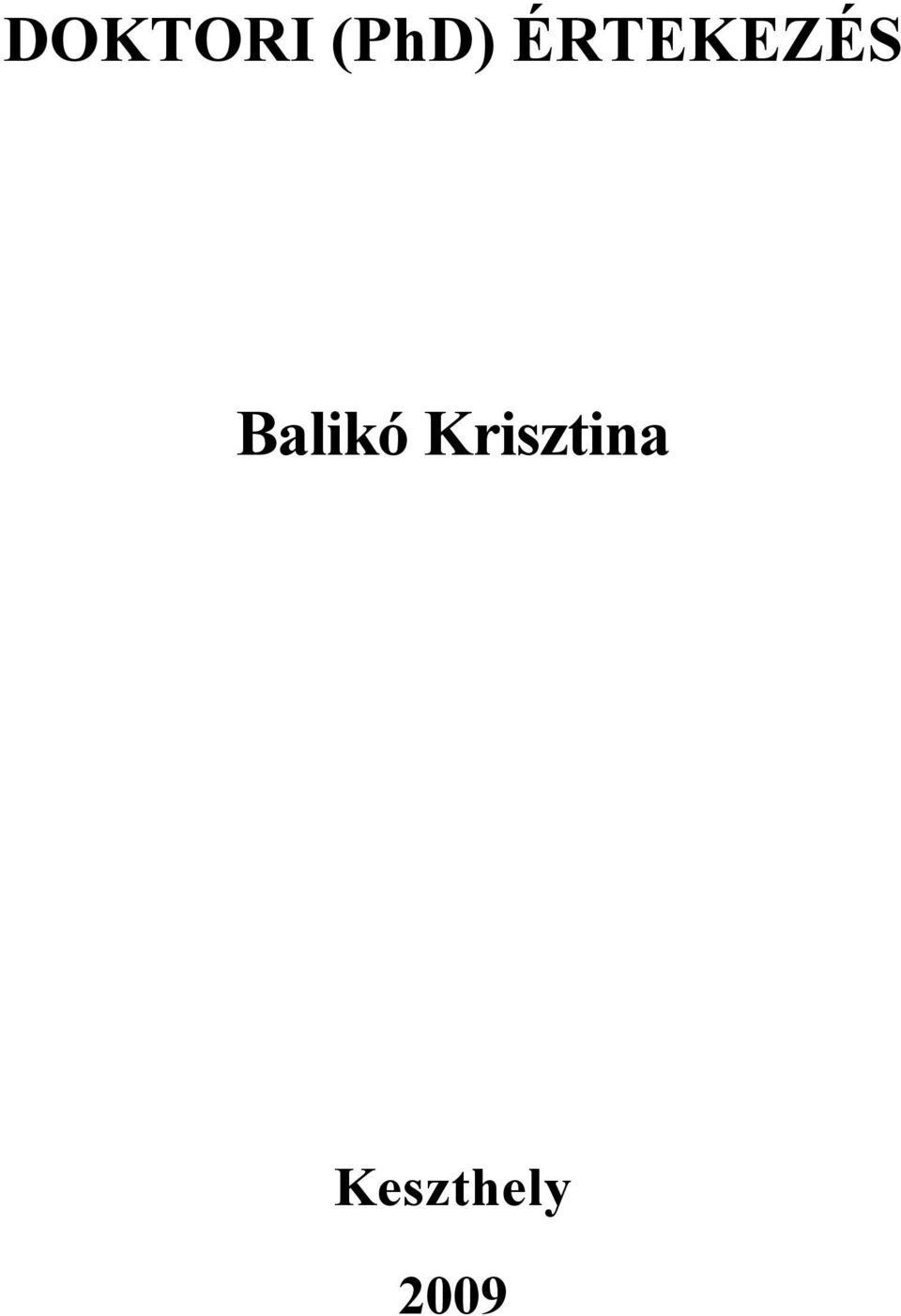 Balikó