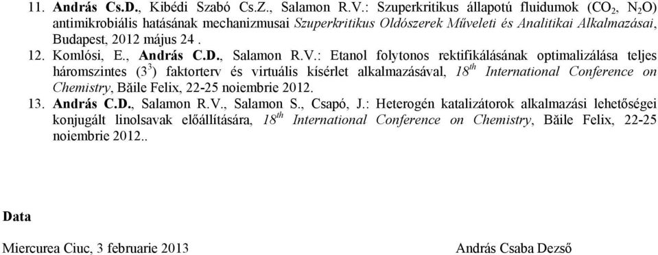 Komlósi, E., András C.D., Salamon R.V.