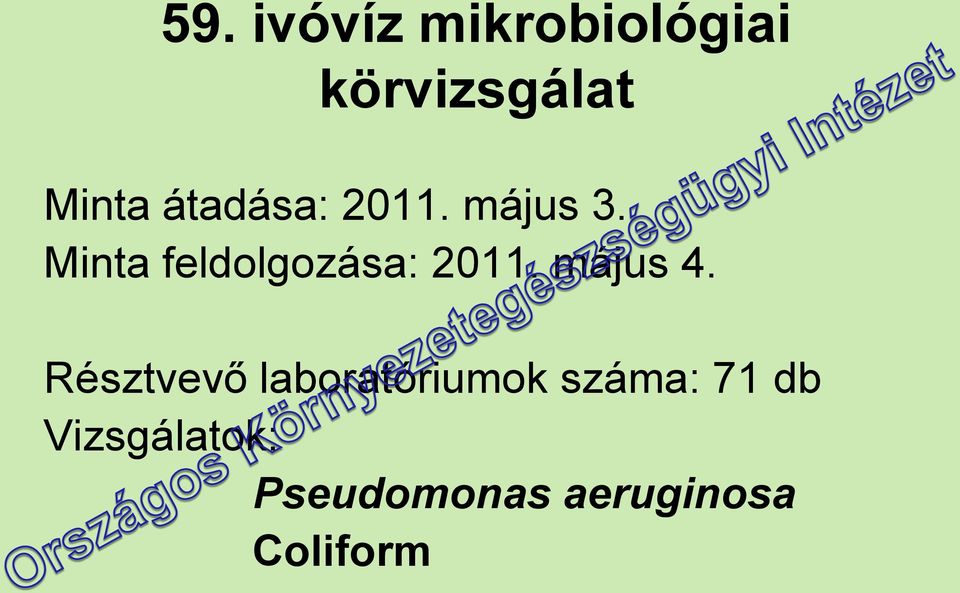 Minta feldolgozása: 2011. május 4.