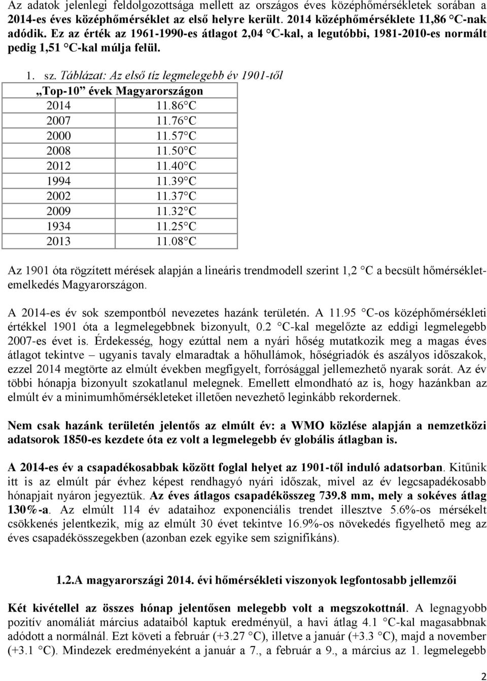 86 C 2007 11.76 C 2000 11.57 C 2008 11.50 C 2012 11.40 C 1994 11.39 C 2002 11.37 C 2009 11.32 C 1934 11.25 C 2013 11.