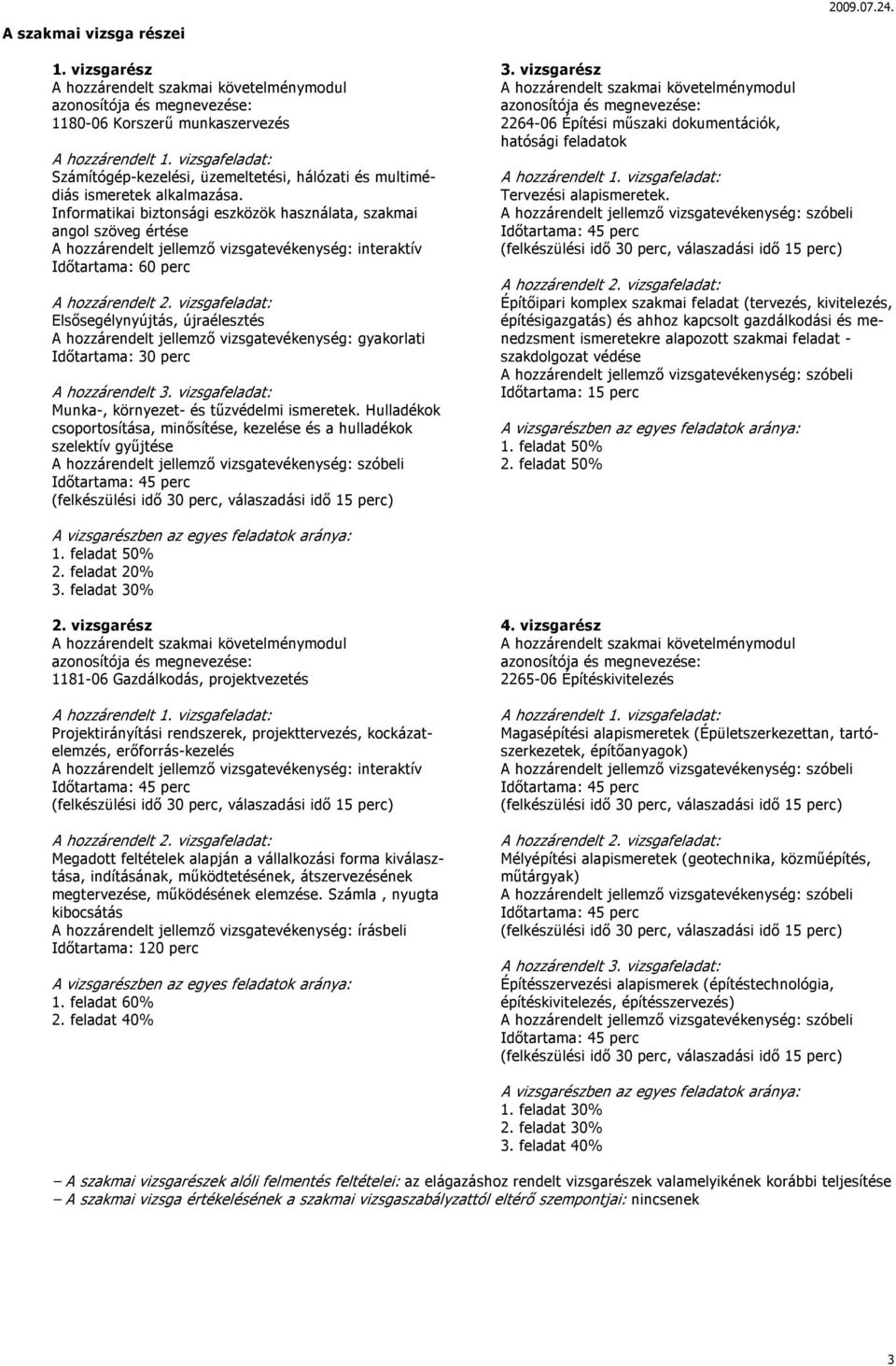 Informatikai biztonsági eszközök használata, szakmai angol szöveg értése A hozzárendelt jellemző vizsgatevékenység: interaktív Időtartama: 60 perc A hozzárendelt 2.