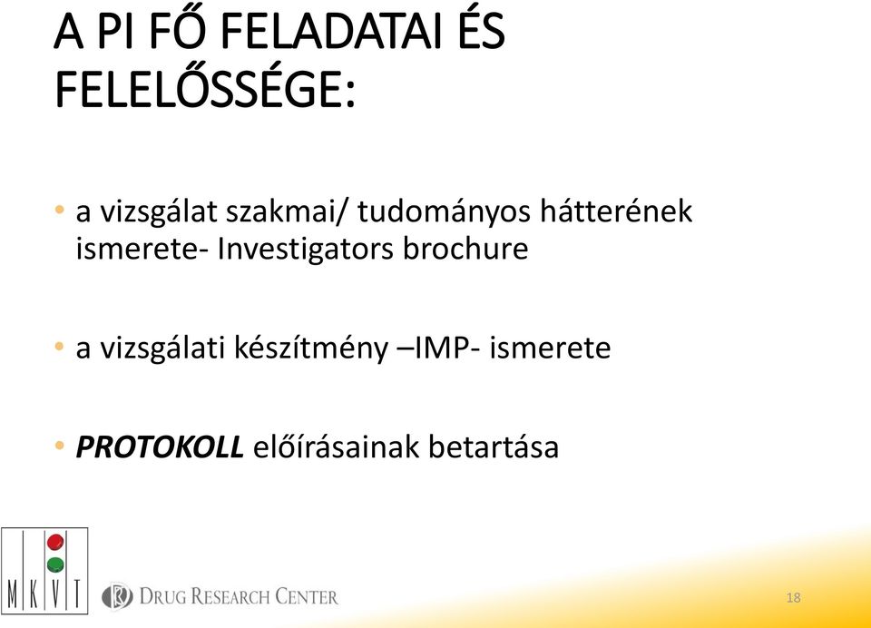 Investigators brochure a vizsgálati
