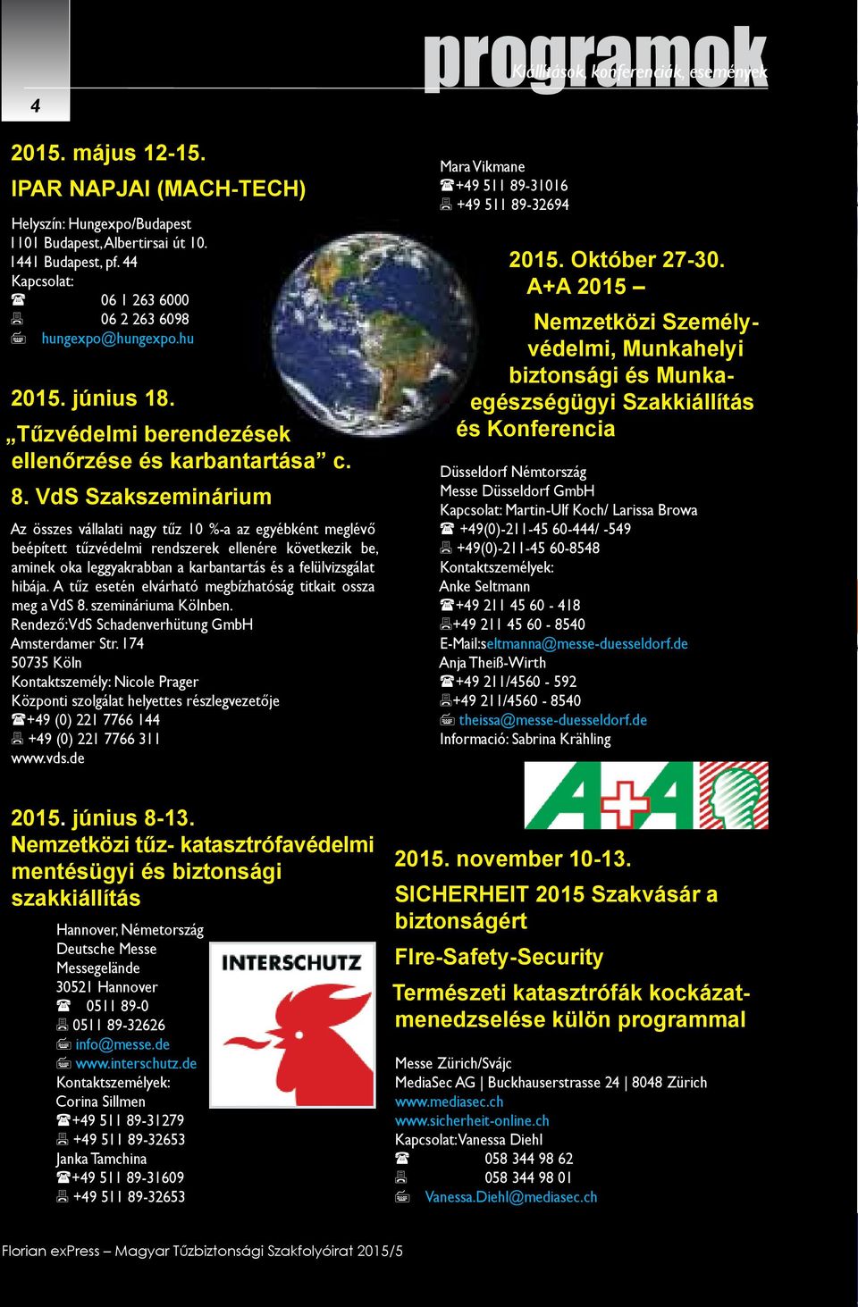 Tűzvédelmi berendezések ellenőrzése és karbantartása c. 8.