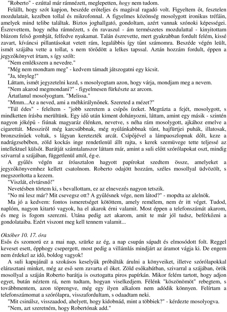 Vicces dolgokat írni a randevú-profilokon