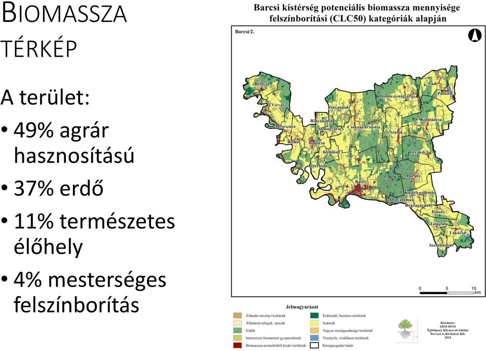 erdő 11% természetes élőhely