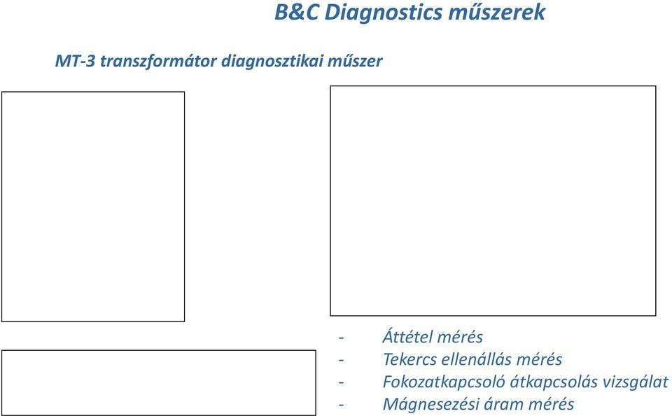 Tekercs ellenállás mérés - Fokozatkapcsoló