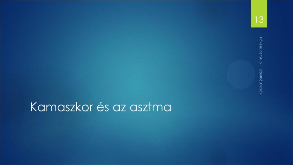 asztma 13