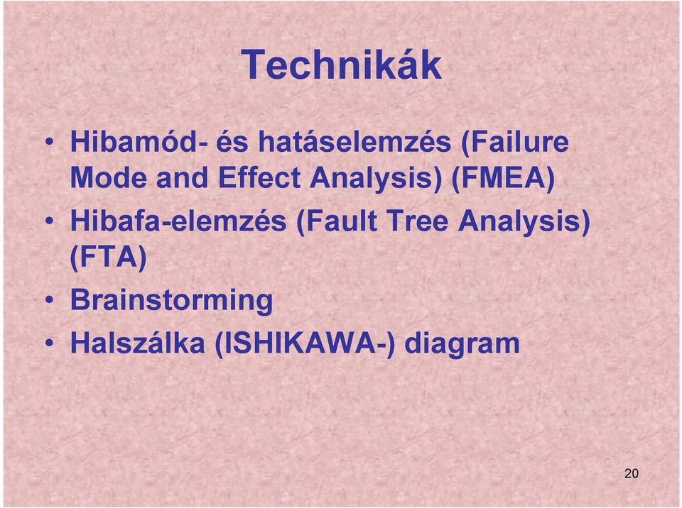 Hibafa-elemzés (Fault Tree Analysis)