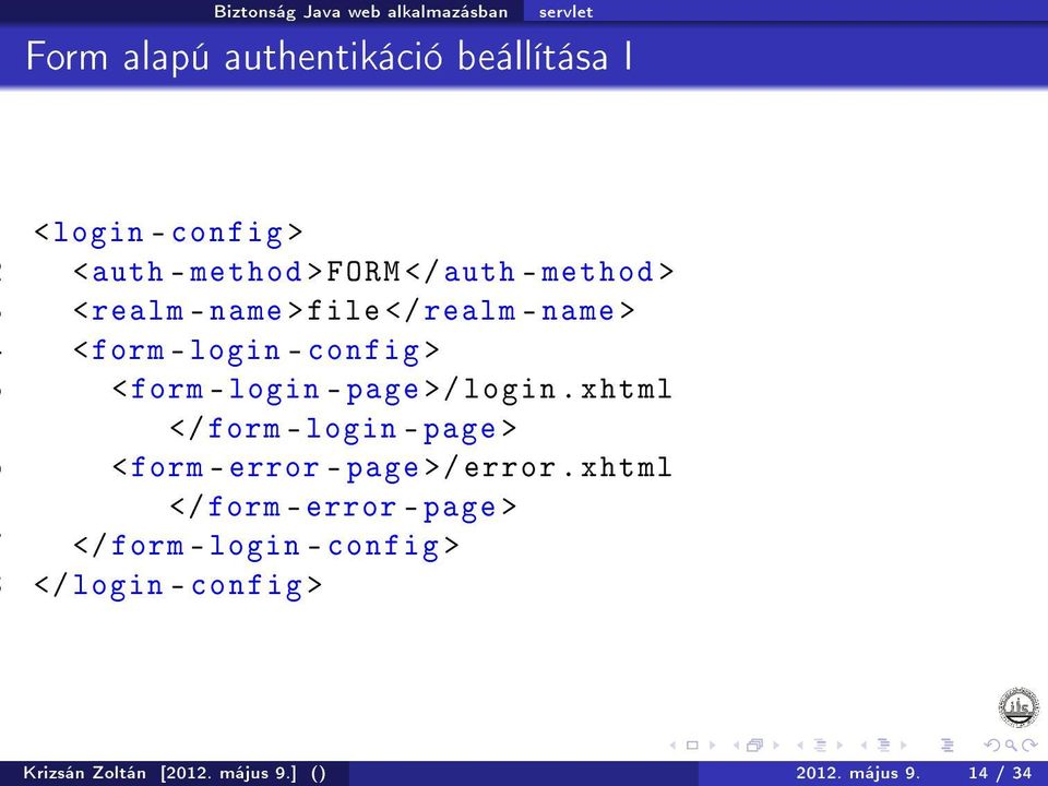 xhtml </ form - login - page > <form - error - page >/ error.