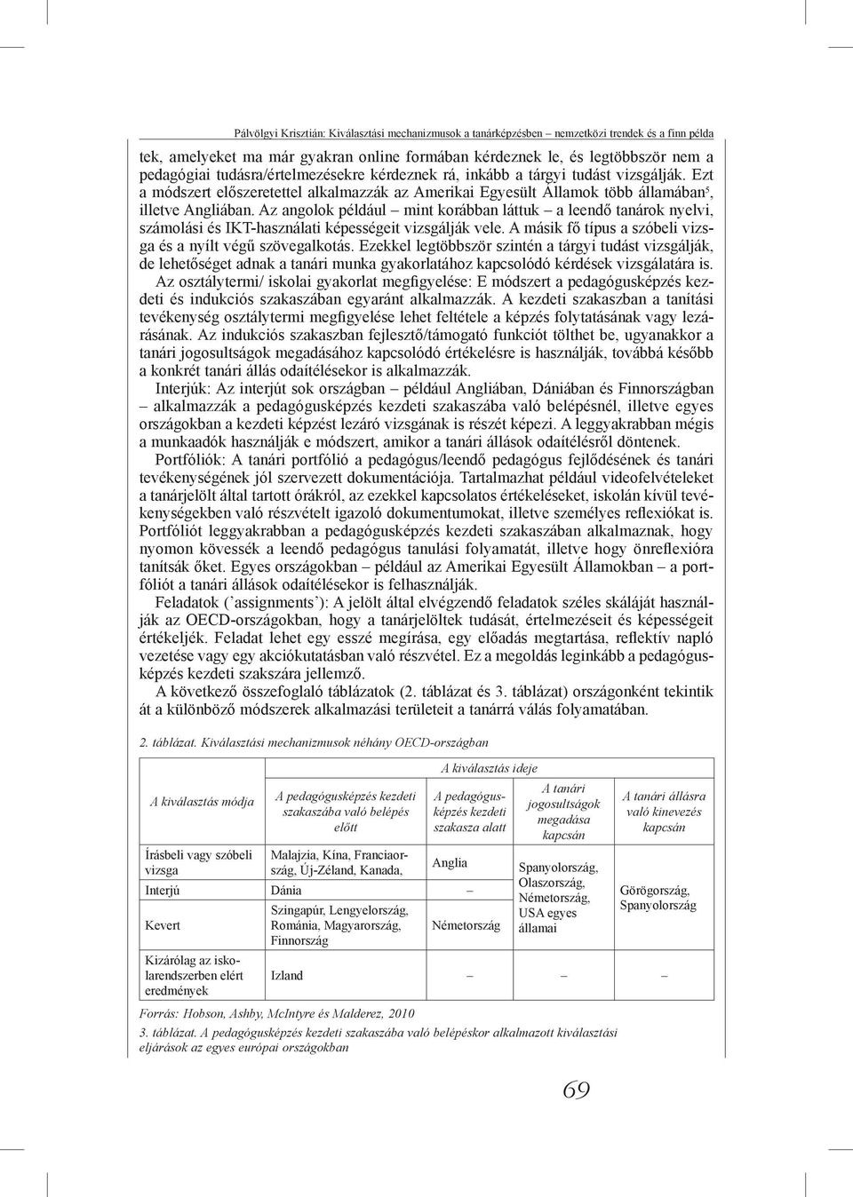 Az angolok például mint korábban láttuk a leendő tanárok nyelvi, számolási és IKT-használati képességeit vizsgálják vele. A másik fő típus a szóbeli vizsga és a nyílt végű szövegalkotás.