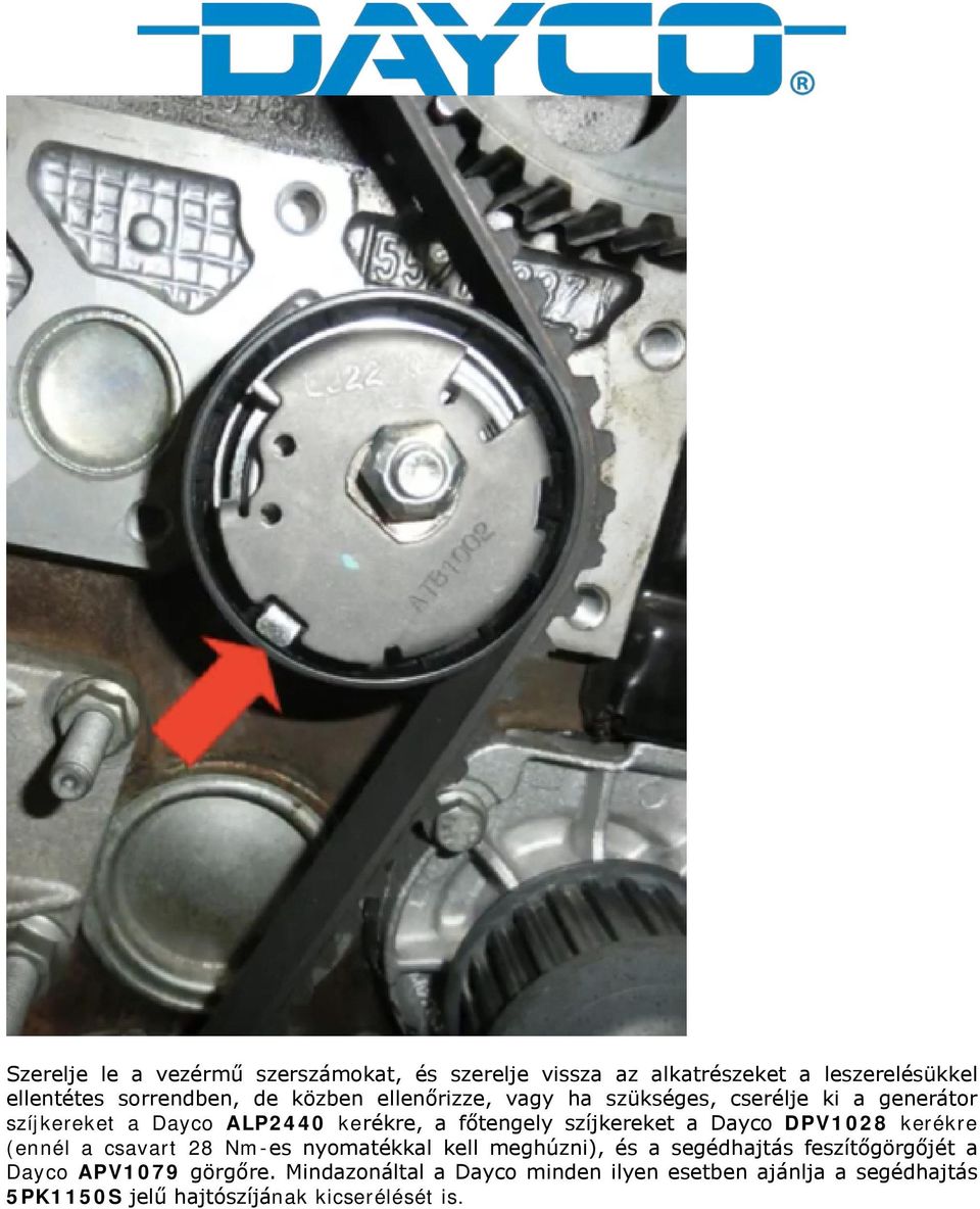 MŰSZAKI FÓKUSZ AZ ALFA ROMEO MITO 1,4 LITERES BENZINMOTOR VEZÉRMŰSZÍJ  KÉSZLET FELSZERELÉSE - PDF Ingyenes letöltés