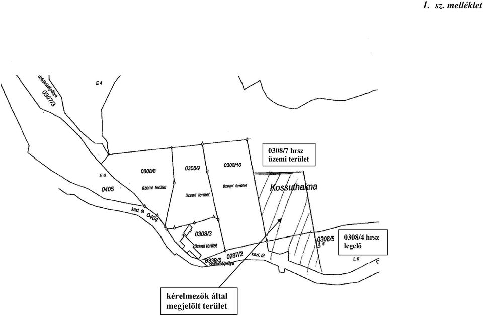 üzemi terület 0308/4