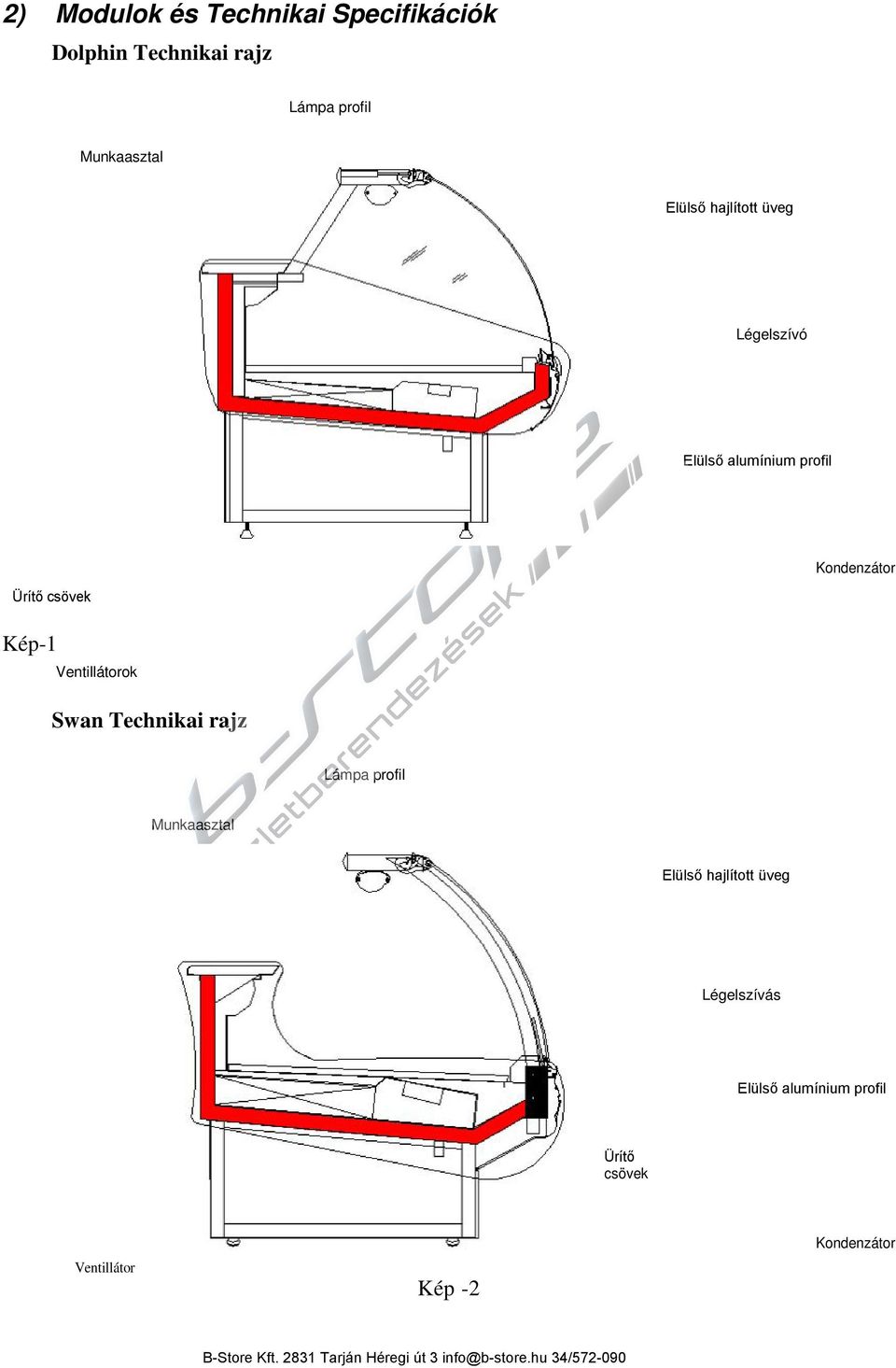 Ürítő csövek Kép-1 Ventillátorok Swan Technikai rajz Lámpa profil Munkaasztal