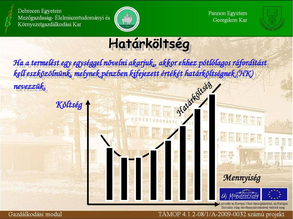 ráfordítást kell eszközölnünk, melynek pénzben