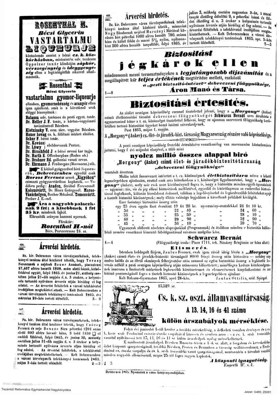 telekköyv tácsák 865 p 5- z ház és külső földe és mcs ö */ "J' l T Í t S0!