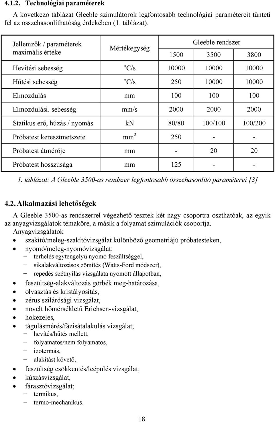 sebesség mm/s 2000 2000 2000 Statikus erő, húzás / nyomás kn 80/80 100/100 100/200 Próbatest keresztmetszete mm 2 250 - - Próbatest átmérője mm - 20 20 Próbatest hosszúsága mm 125 - - 1.