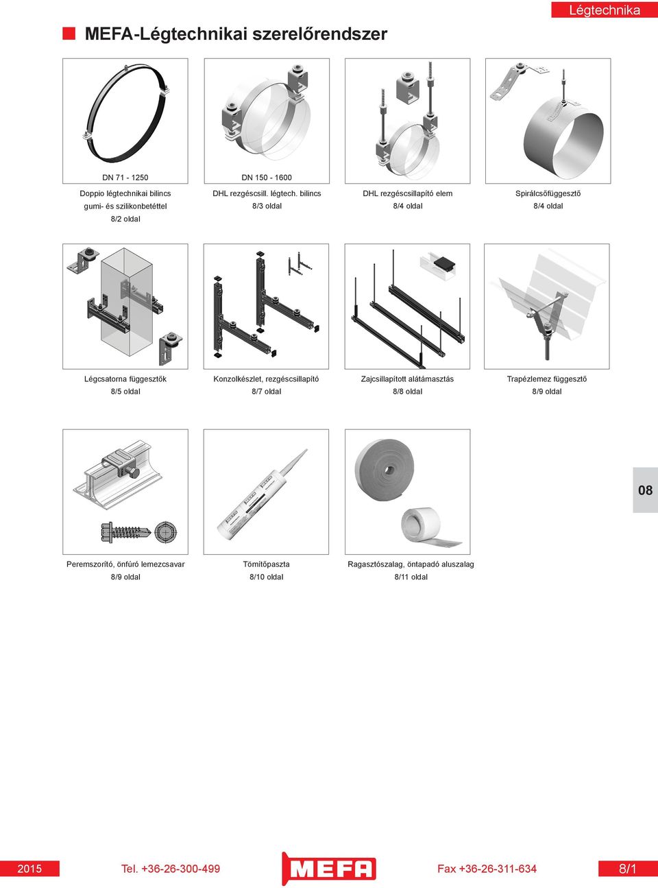 MEFA-Légtechnikai szerelőrendszer - PDF Free Download