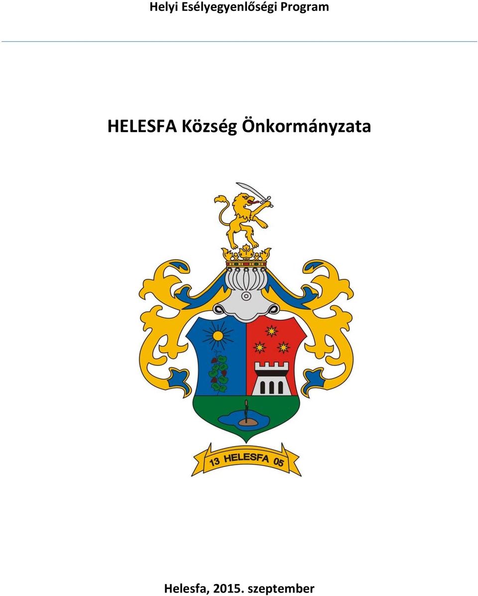 Program HELESFA