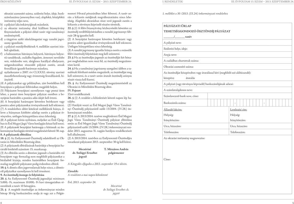 osztályfőnökének 4.
