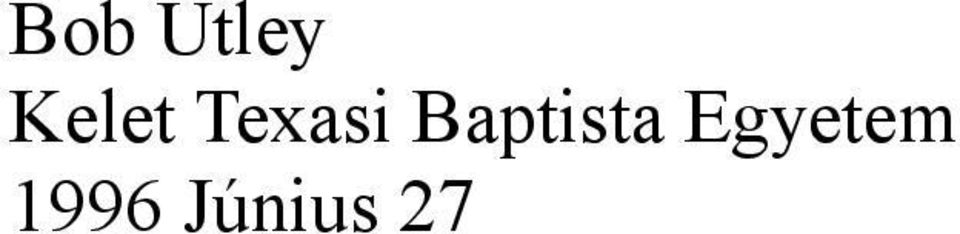 Baptista