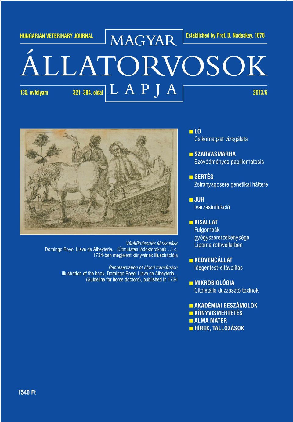 de Albeyteria... (Útmutatás lódoktoroknak...) c.