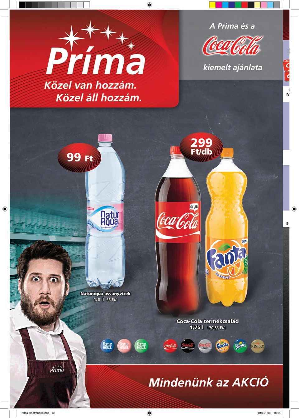 ásványvizek 1,5 l 66 /l Coca-Cola termékcsalád