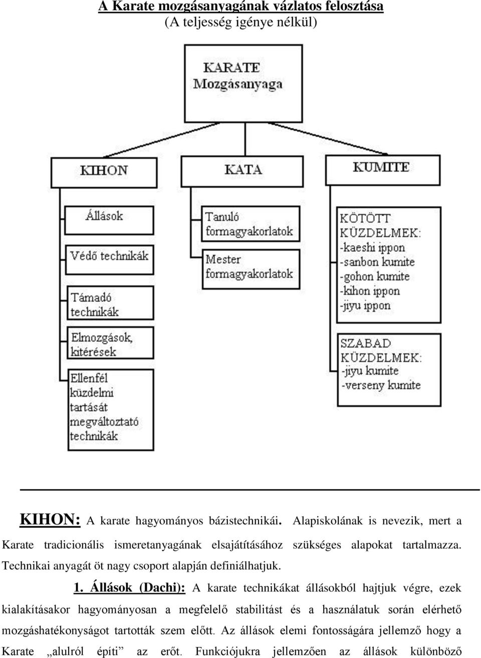 Technikai anyagát öt nagy csoport alapján definiálhatjuk. 1.