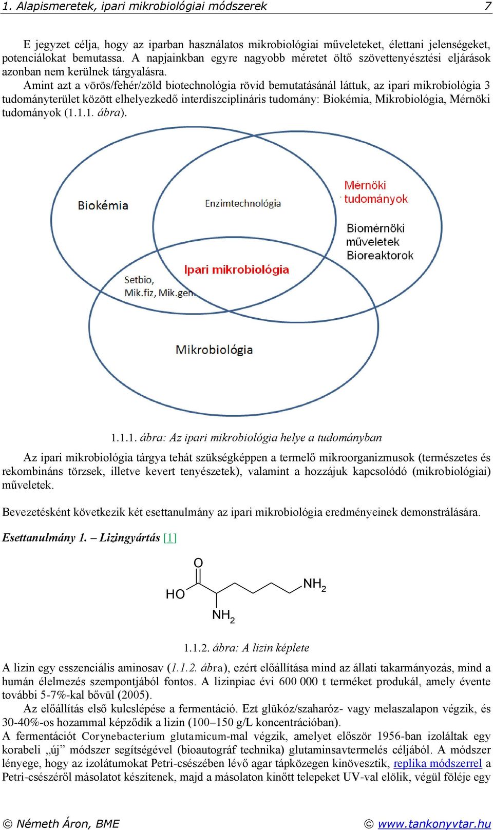 Amint azt a vörös/fehér/zöld biotechnológia rövid bemutatásánál láttuk, az ipari mikrobiológia 3 tudományterület között elhelyezkedő interdiszciplináris tudomány: Biokémia, Mikrobiológia, Mérnöki