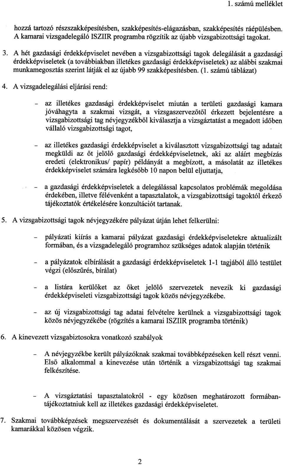 szerint látják el az újabb 99 szakképesítésben. (1.
