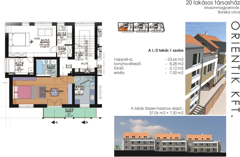 m2-5,12 m2-7,50 m2 A lakás