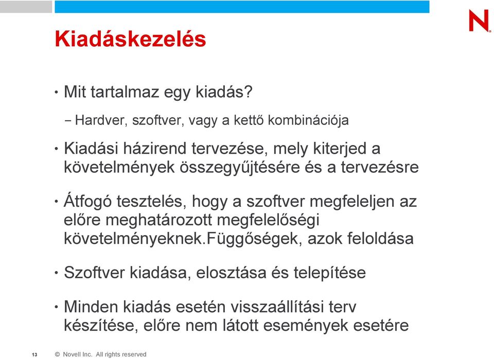 összegyűjtésére és a tervezésre Átfogó tesztelés, hogy a szoftver megfeleljen az előre meghatározott