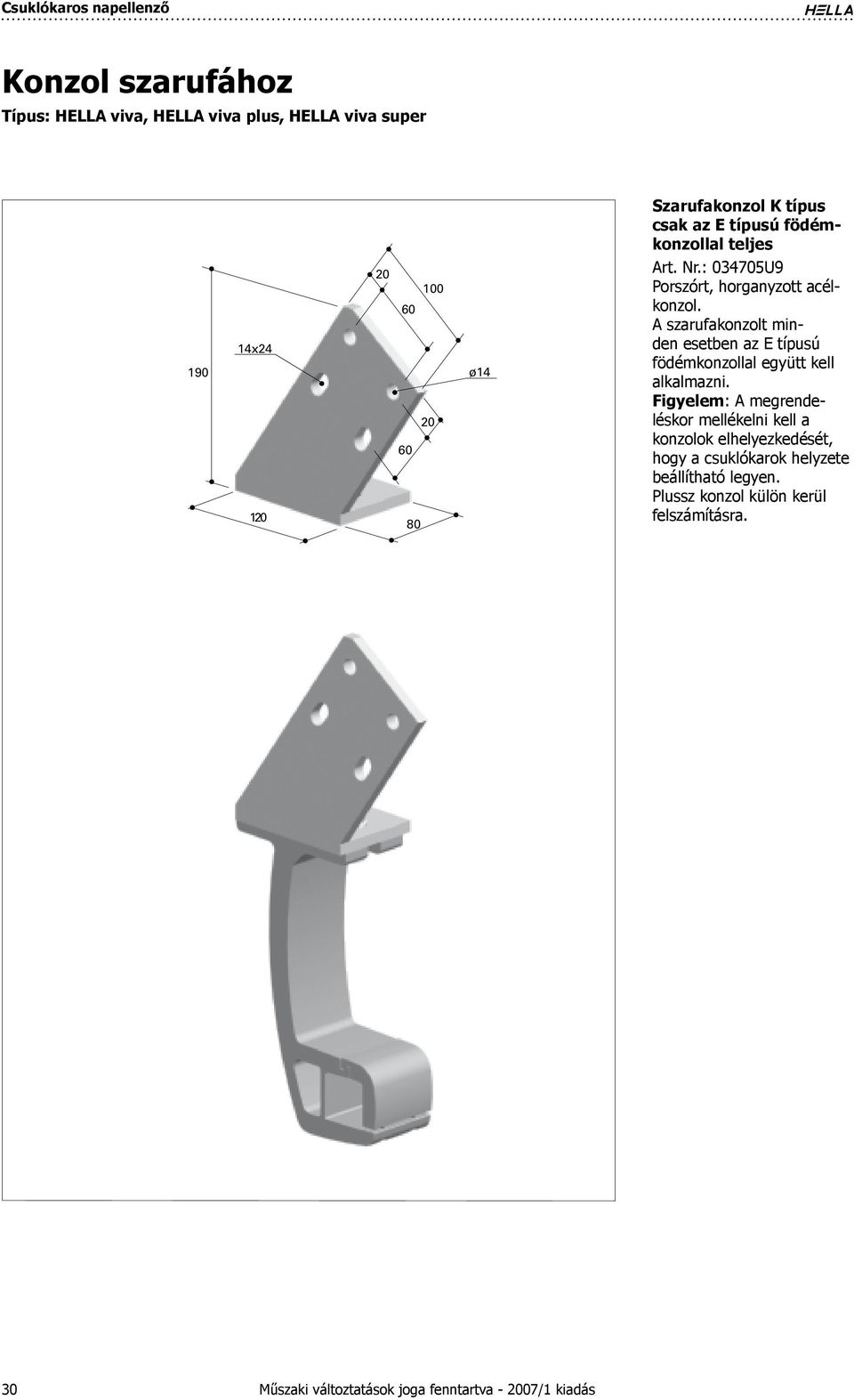 Csuklókaros napellenző - PDF Ingyenes letöltés