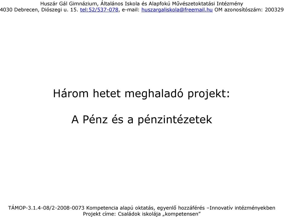 projekt: A