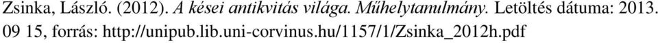 Műhelytanulmány. Letöltés dátuma: 2013.