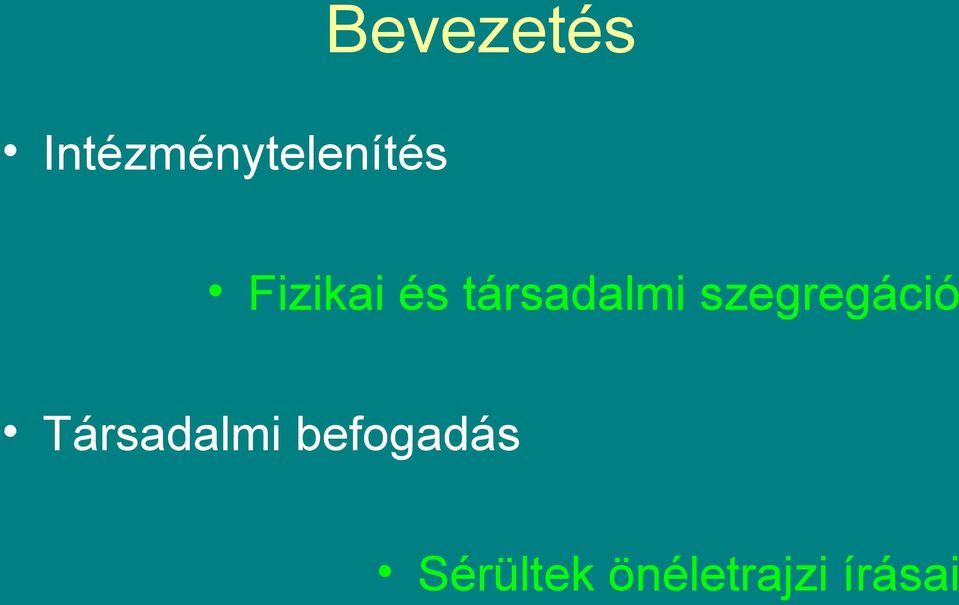 és társadalmi szegregáció