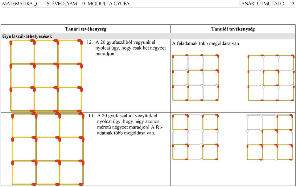 MATEMATIKA C 5. évfolyam 9. modul A GYUFA - PDF Free Download