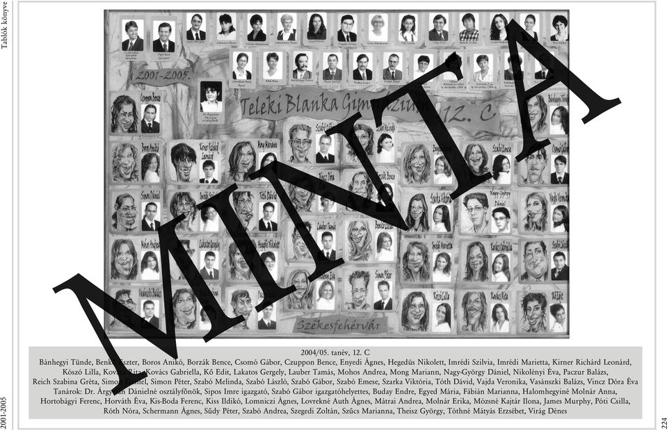 Rita, Kovács Gabriella, Kõ Edit, Lakatos Gergely, Lauber Tamás, Mohos Andrea, Mong Mariann, Nagy-György Dániel, Nikolényi Éva, Paczur Balázs, Reich Szabina Gréta, Simon Dániel, Simon Péter, Szabó