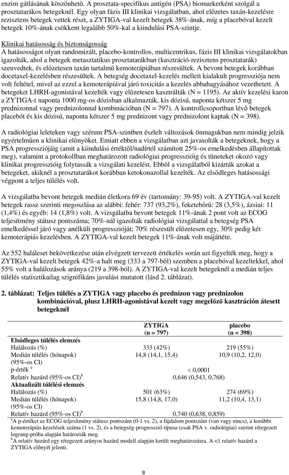 legalább 50%-kal a kiindulási PSA-szintje.