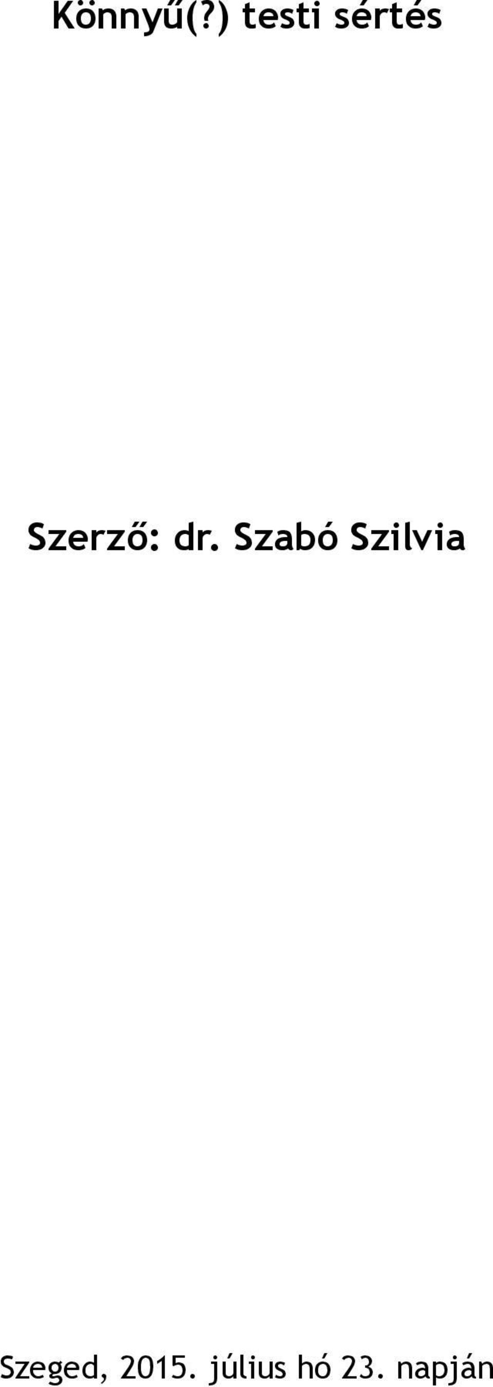 Szerző: dr.