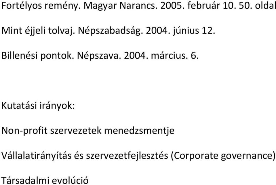 Népszava. 2004. március. 6.