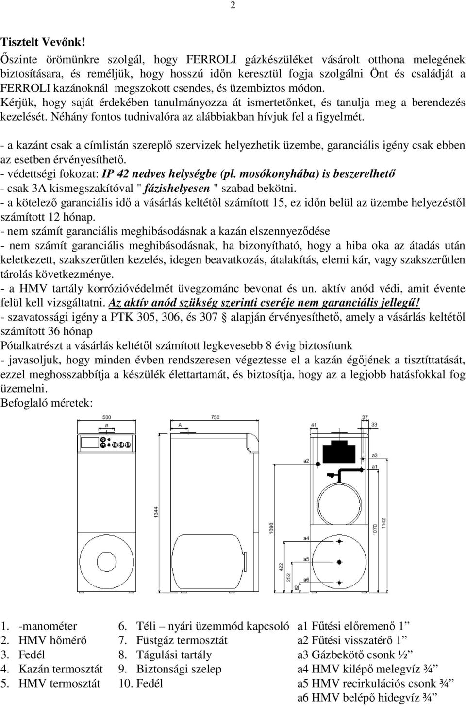 megszokott csendes, és üzembiztos módon. Kérjük, hogy saját érdekében tanulmányozza át ismertetőnket, és tanulja meg a berendezés kezelését.