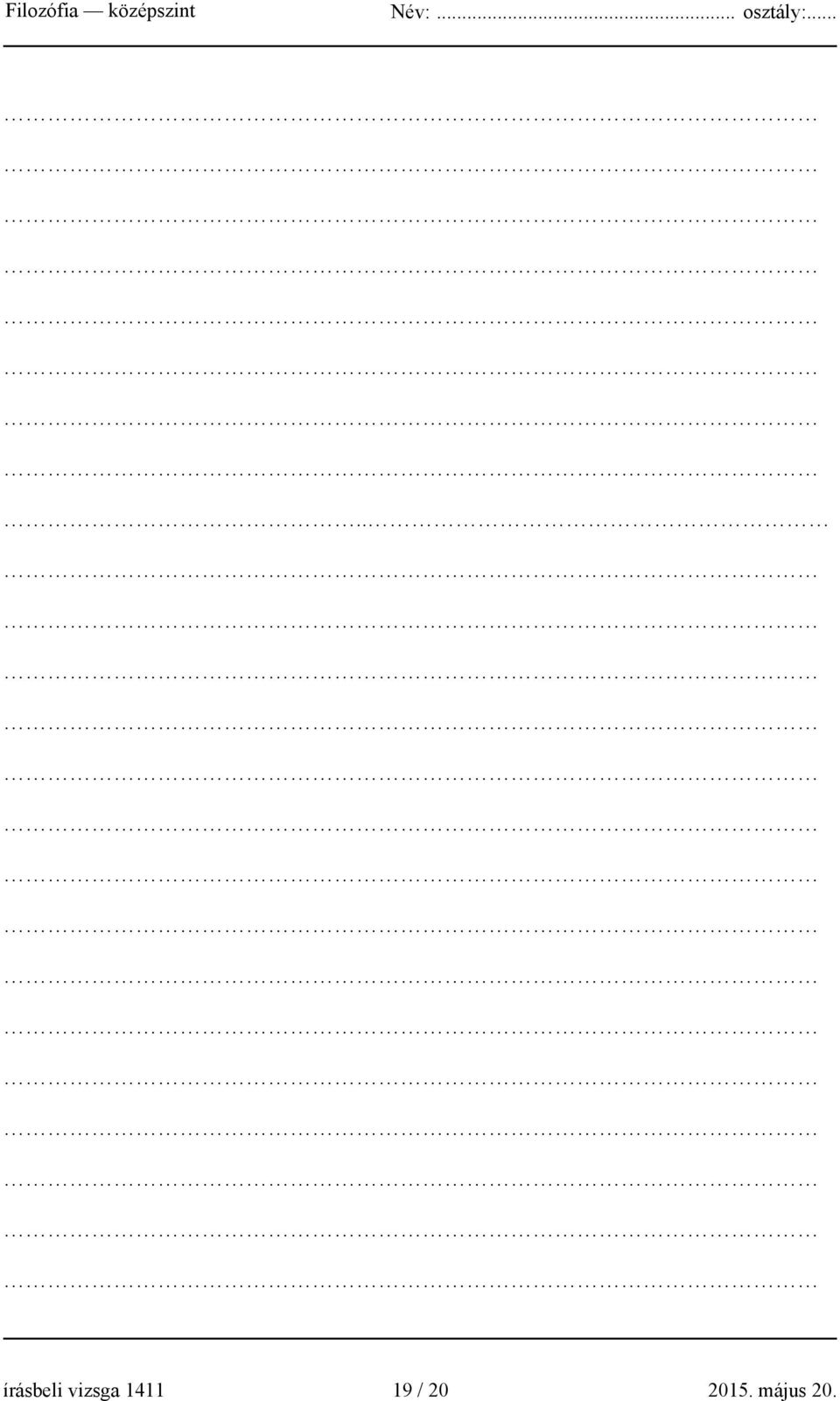 19 / 20
