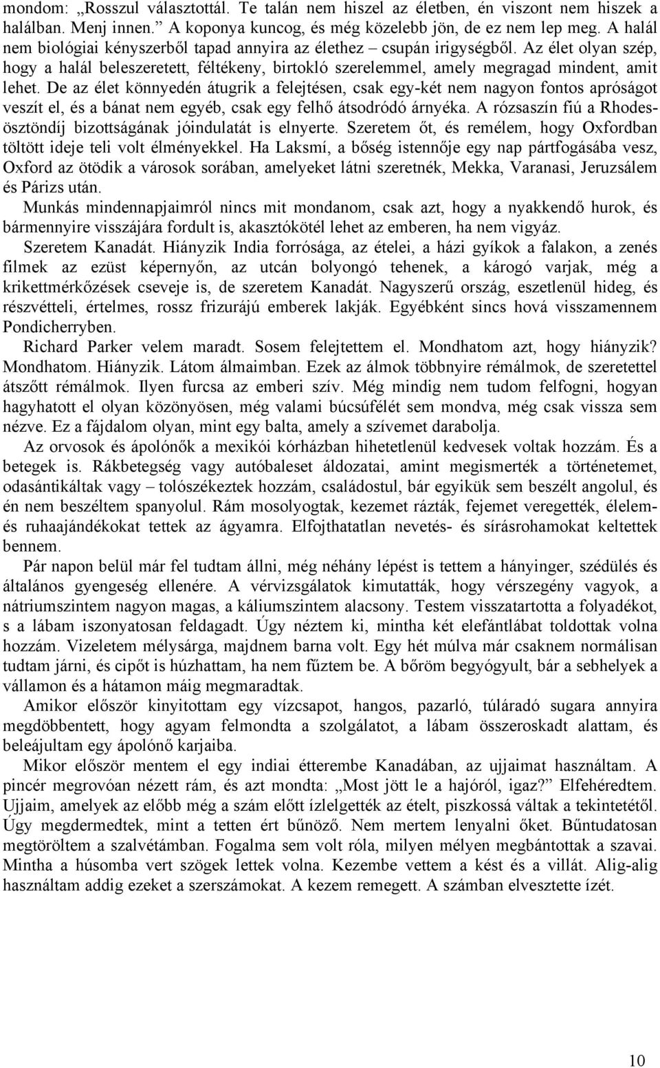 Yann Martel Life Of Pi Pdf Ingyenes Letoltes