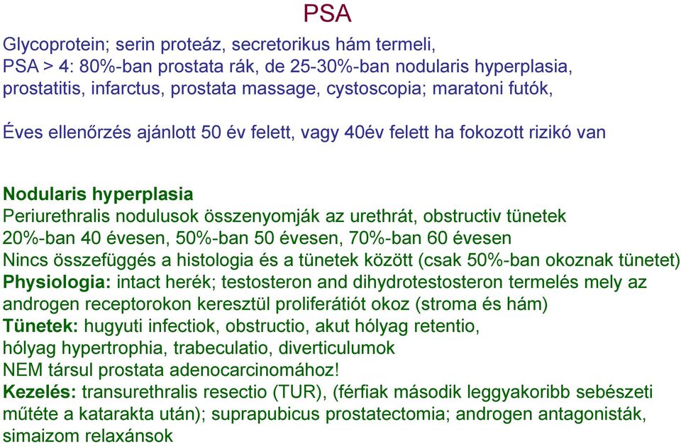 prostatitis és reproduktív funkció