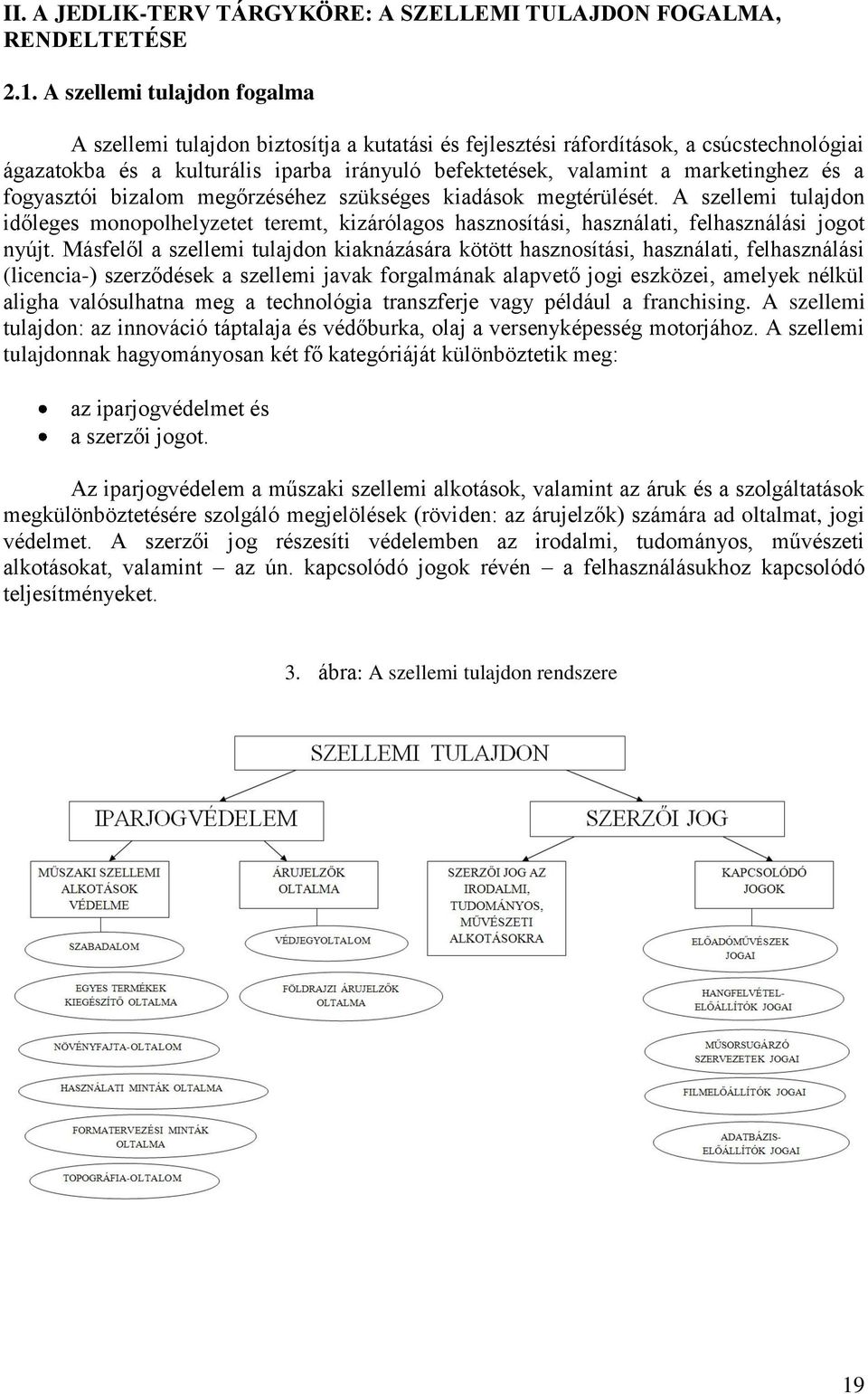 és a fogyasztói bizalom megőrzéséhez szükséges kiadások megtérülését. A szellemi tulajdon időleges monopolhelyzetet teremt, kizárólagos hasznosítási, használati, felhasználási jogot nyújt.