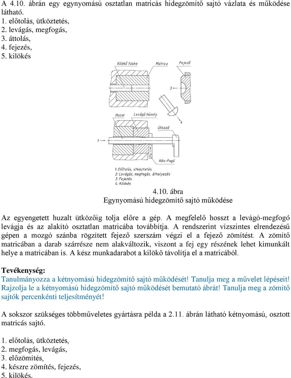 A hidegzömítés alapesetei és geometriai viszonyai a 4.6. ábrán láthatók  ábra A hidegzömítés alapesetei, zömítés (l/d) viszonyai - PDF Ingyenes  letöltés