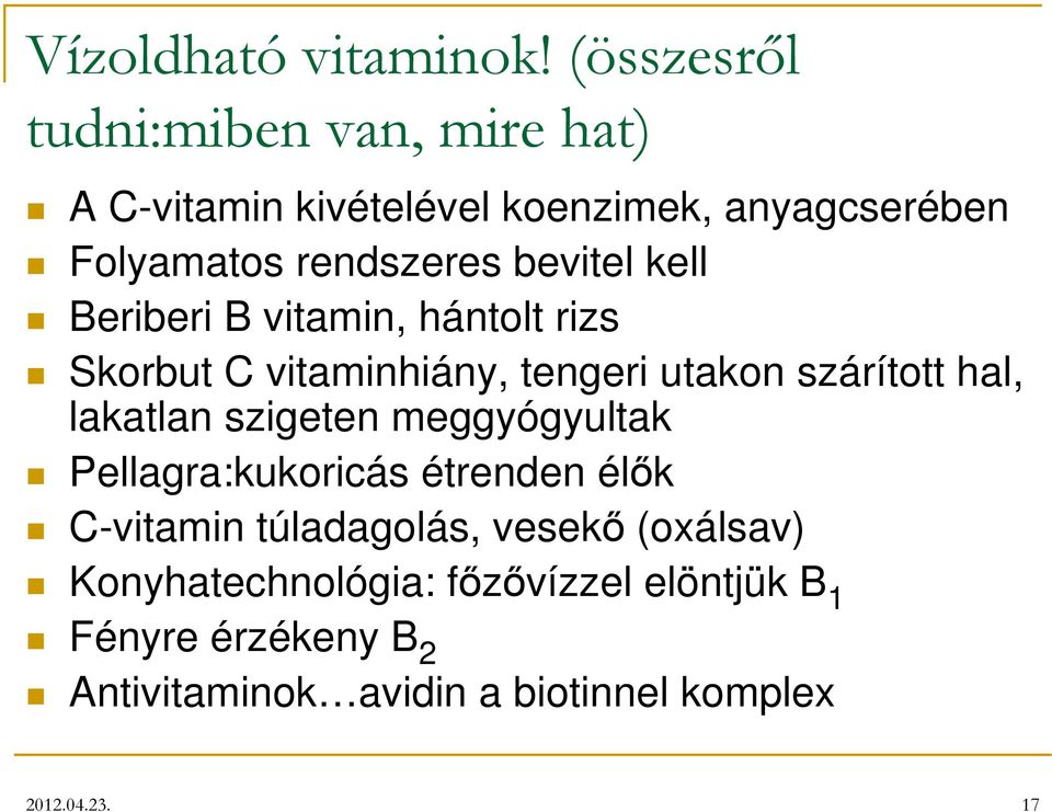 vitaminok prosztata névvel)